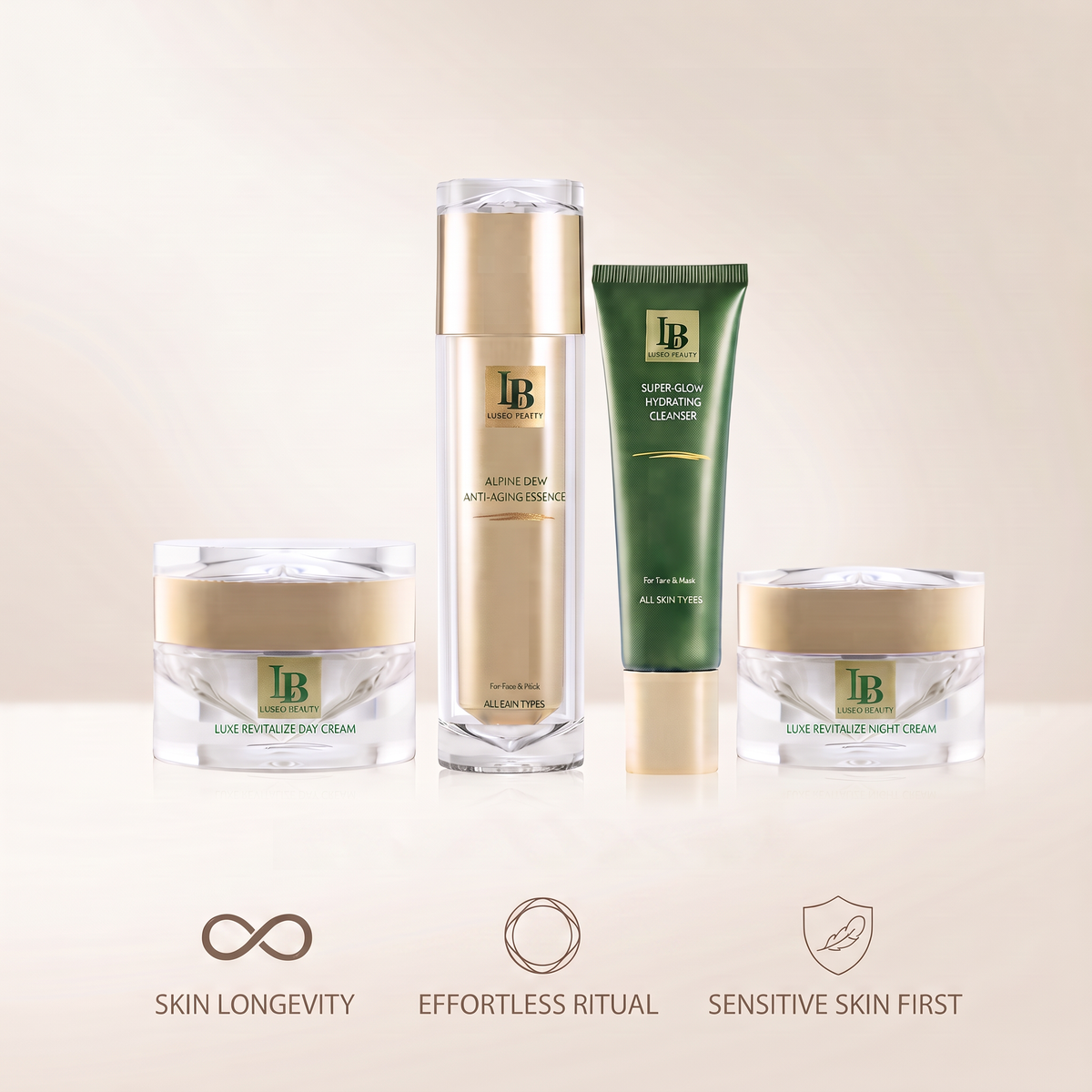 LUSEG Skin Longevity Ritual Collection